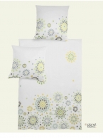 Mako Satin Blumen Gelb Mako Satin Blumen Gelb